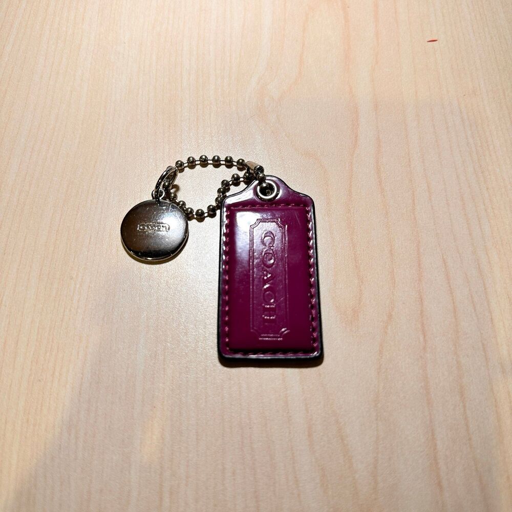 Coach Hang Tag and Coach Charm